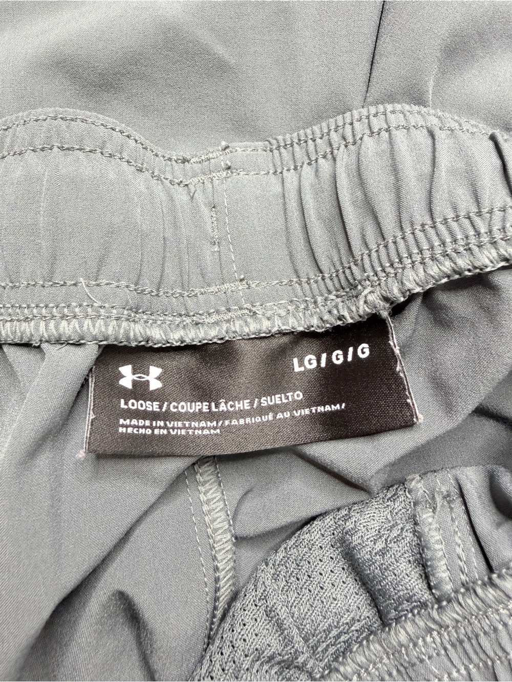 Under Armour Men's Grey Performance Shorts Size Large - Picture 4 of 5